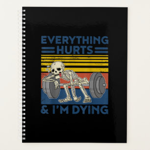 Alles van de uren Weightlift Ness Gym Gift Planner
