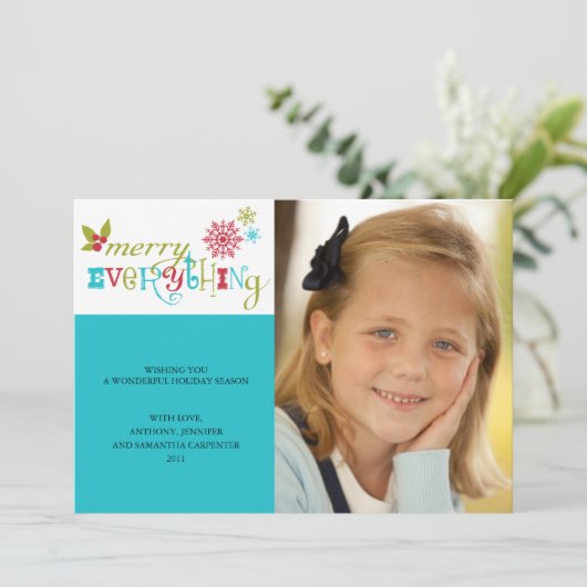 Alles verfrissen - Multiculturele feestdag Feestdagenkaart (Staand voorkant)