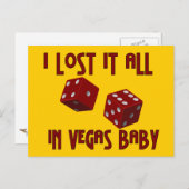 Alles verloren in Vegas Briefkaart (Voorkant / Achterkant)