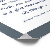 Alles voor aangepaste achtergrondkleuren Bijbel Ve Poster (Hoek)