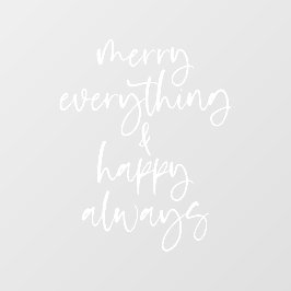 Alles voor altijd goed script samenvoegen raamsticker