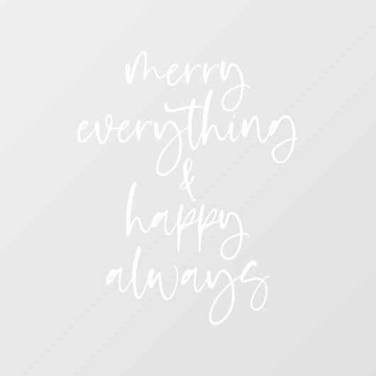 Alles voor altijd goed script samenvoegen raamsticker (Vel)