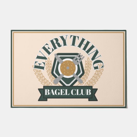 Alles voor Bagel Club Deurmat (Voorkant)