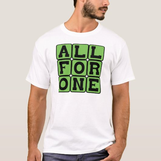 Alles Voor Eén, Eed Van Eenheid T-shirt (Voorkant)