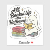 Alles voor Halloween Ghost Reading Sticker (Vel)