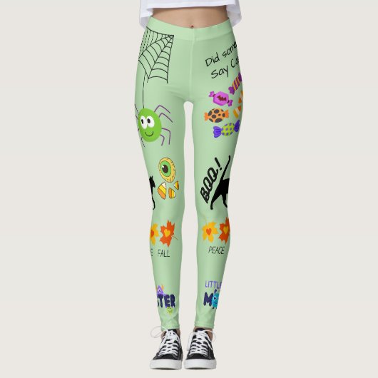 Alles voor Halloween Graphic Leggings (Voorkant)