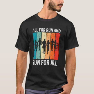 Alles voor hardloop-eenheid joggen samen gezinsvri t-shirt