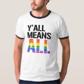Alles voor iedereen - LGBTQ-rechten -  T-shirt (Voorkant)