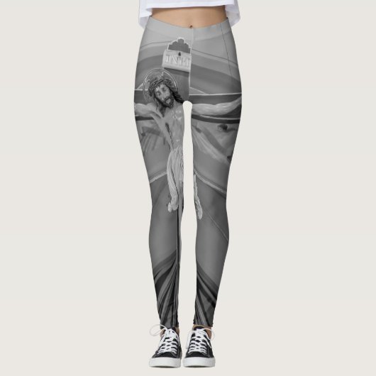 Alles voor je grayscale leggings (Voorkant)