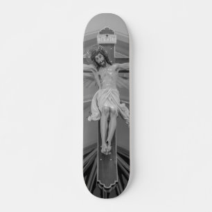 Alles voor je grayscale persoonlijk skateboard