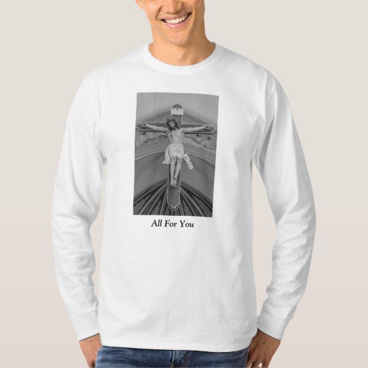 Alles voor je grayscale t-shirt (Voorkant)