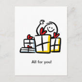 Alles voor jou! briefkaart (Voorkant)