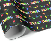 Alles voor meerdere kerstlichten cadeaupapier (Rol Hoek)