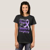 Alles voor mij Epilepsy Dag Paarse Ribbon Epilep T-shirt (Voorkant volledig)