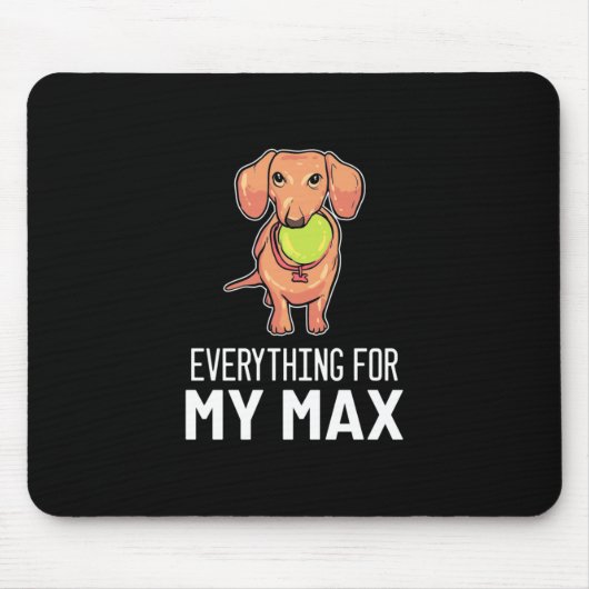 Alles Voor Mijn Dachshund Muismat (Voorkant)