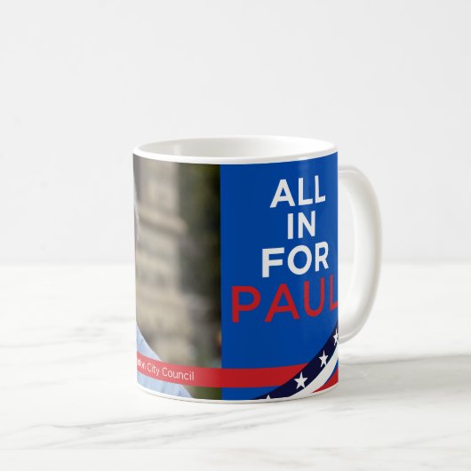 Alles voor Paul - Face Mok (Voorkant rechts)