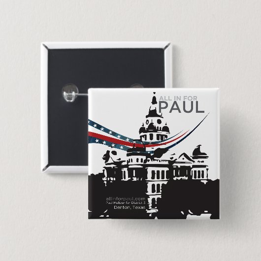 Alles voor Paul - Square Button (Voorkant /achterkant)