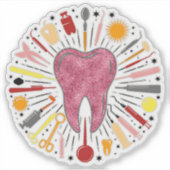 Alles voor tandheelkundige Sticker (Voorkant)