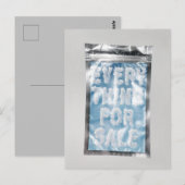 Alles voor verkoop briefkaart (Voorkant / Achterkant)