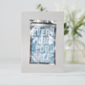 Alles voor verkoop flat bedankt voor je kaart (Staand voorkant)