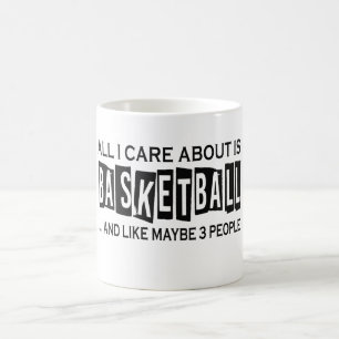 Alles waar ik om geef is Basketball Koffiemok