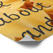 Alles waar ik om geef is pasta en als 4 mensen poster (Hoek)