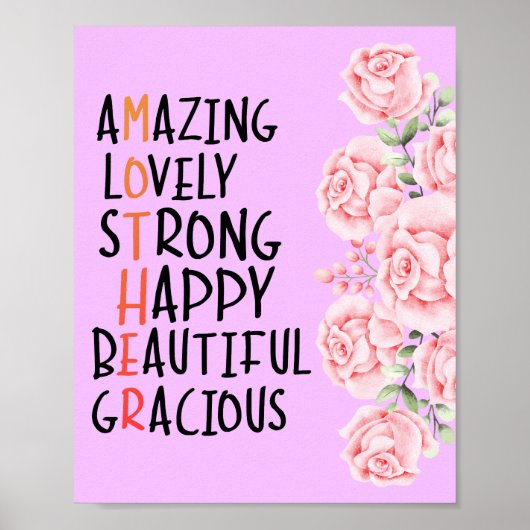 Alles waar moeder voor staat poster (Voorkant)