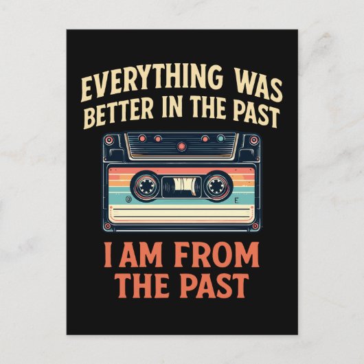 Alles was beter in het verleden cassette briefkaart (Voorkant)