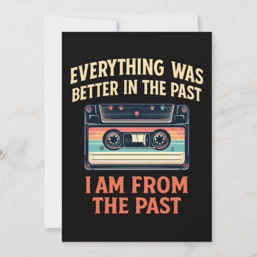 Alles was beter in het verleden cassette kaart (Voorkant)