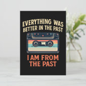 Alles was beter in het verleden cassette kaart (Staand voorkant)
