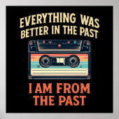 Alles was beter in het verleden cassette poster (Voorkant)