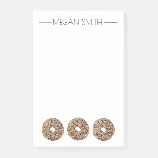 Alles wat brood bakkerij van gebak maakt van gebak post-it® notes (Voorkant)