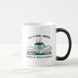 Alles wat een meisje nodig heeft | Koffie en Fan-f Magische Mok
