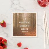 Alles wat er is is een seizoen Bijbelse Verse Servetten (Insitu)