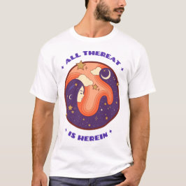 Alles wat er is, is hierin Mantra van meditatie T-shirt