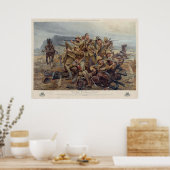 "Alles wat er nog over was" Modderfontein, 1902 Poster (Keuken)