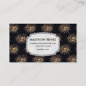 Alles wat Eyelashes ziet Trendy Makeup Artiest Visitekaartje (Achterkant)