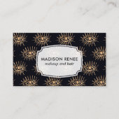 Alles wat Eyelashes ziet Trendy Makeup Artiest Visitekaartje (Voorkant)