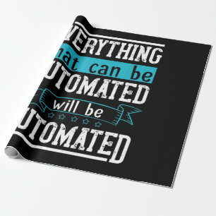 Alles wat geautomatiseerd kan worden, wordt geauto cadeaupapier
