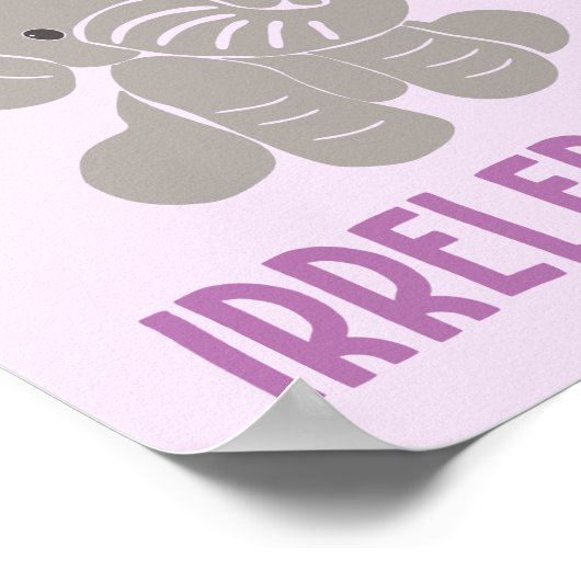 Alles wat geen verband houdt met weeshuizen is irr poster (Hoek)