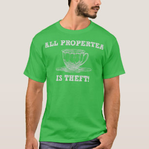Alles wat goed is is een theft grappige thea pun g t-shirt