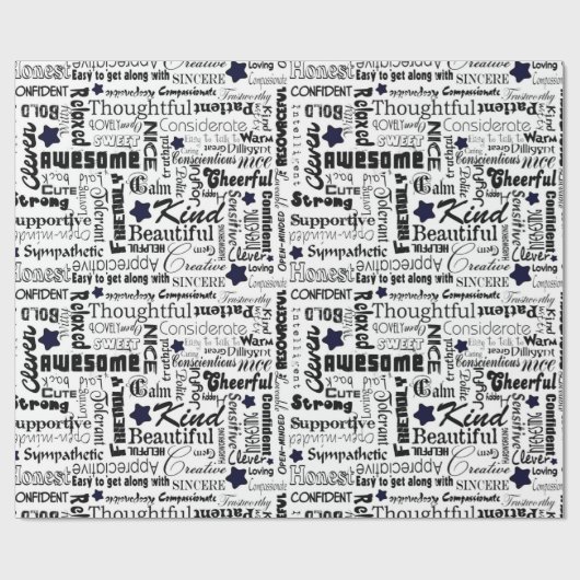 Alles wat goed is voor jou cadeaupapier (Vlak)