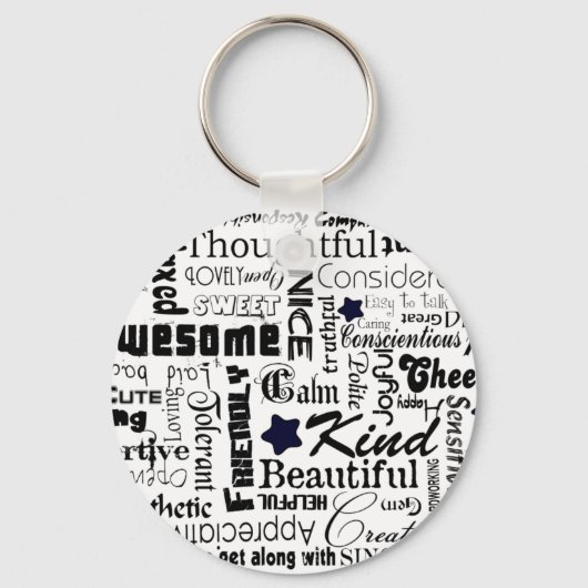 Alles wat goed is voor jou sleutelhanger (Voorkant)