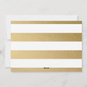 Alles wat Gold Horizontal Photo Card Feestdagenkaart (Achterkant)