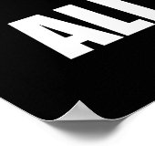 Alles wat grappig is door de kaak poster (Hoek)