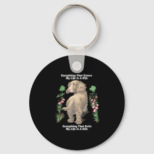 Alles wat het leven binnenkomt is een geschenk all sleutelhanger