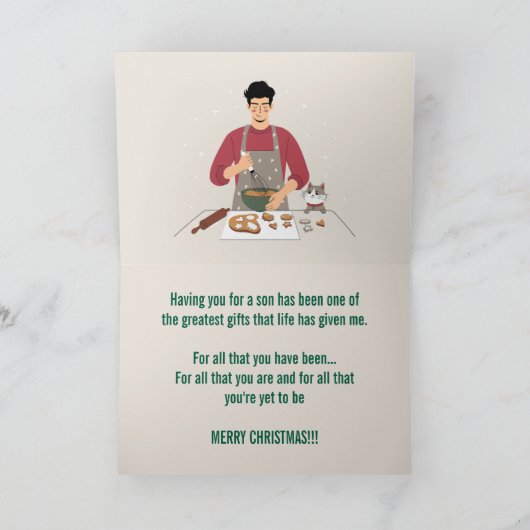 ALLES WAT HIJ IS - ZOON - KERST KAART (Binnen)