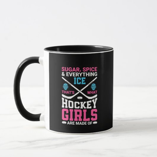 Alles wat Ice Hockey Girls Mok (Links)
