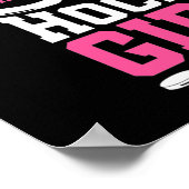 Alles wat Ice Hockey Girls Poster (Hoek)