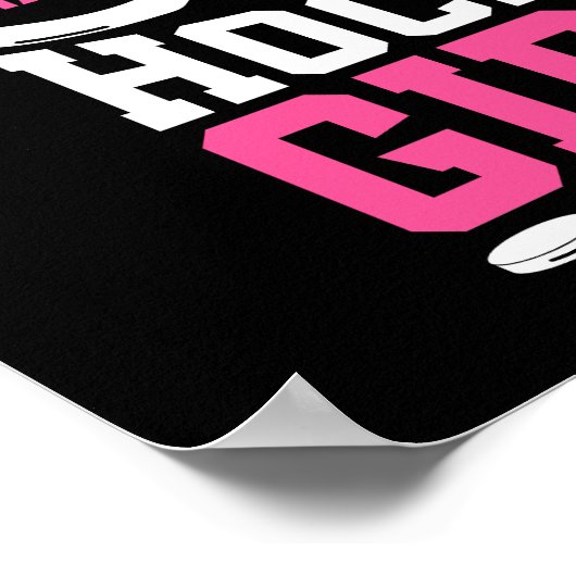 Alles wat Ice Hockey Girls Poster (Hoek)